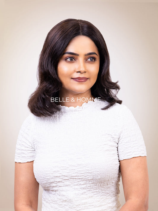 Emmy Mid Length Classic Human Hair Wig