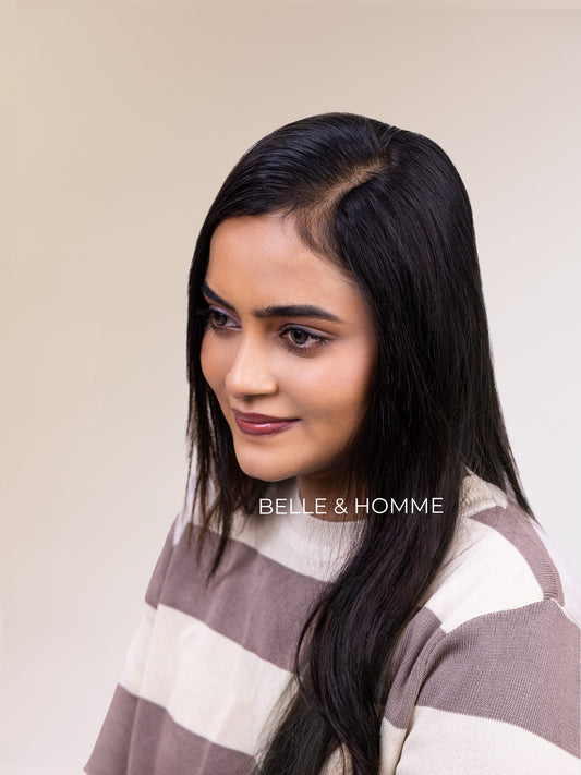 1" Seamless Temple Coverage Hair Patch - Silky