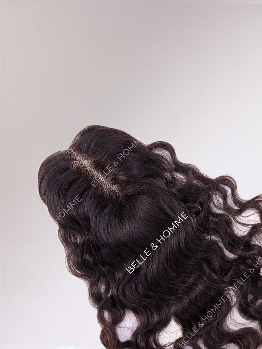 2"x 5" Lace Hair Topper - Curly