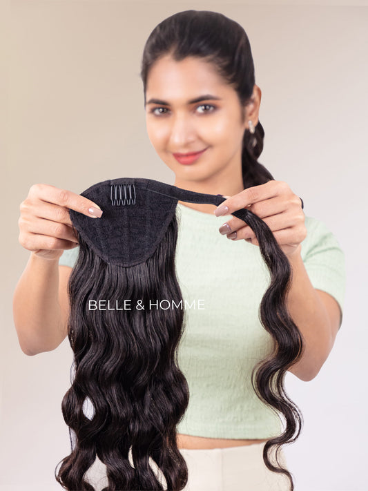Wrap Ponytail - Wavy