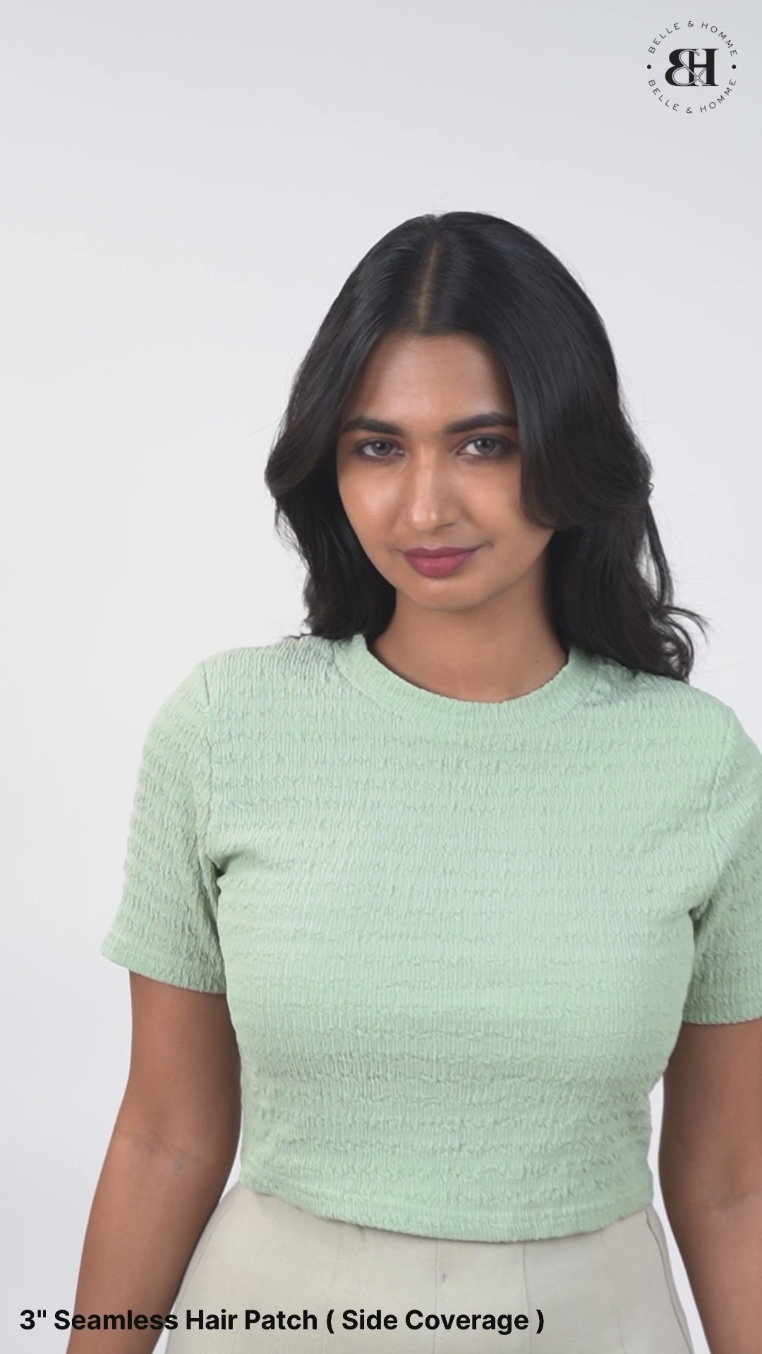 3" Seamless Side Coverage Hair Patch - Wavy